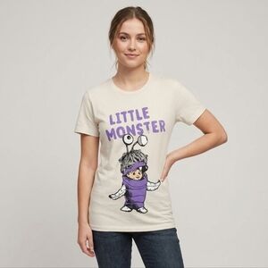 Little Monster Moonsters Inc Pixar Boo Graphic T-Shirt Top Womens Medium Large